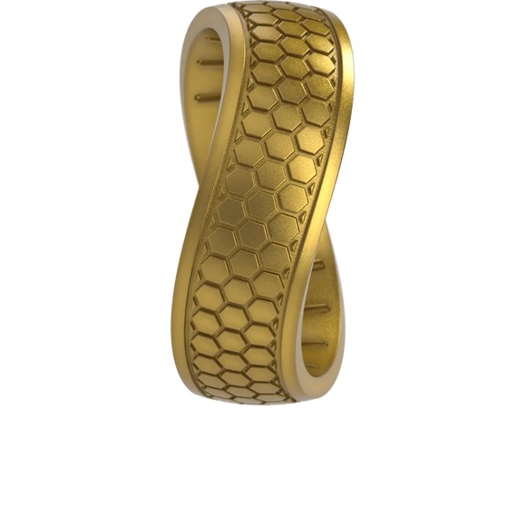 Enso Etched Signature Silicone Ring - Picture 3 of 5